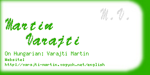 martin varajti business card